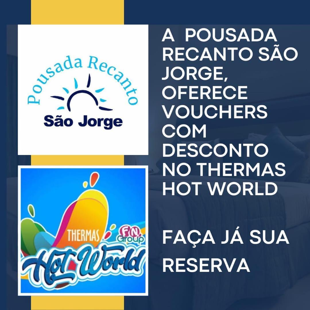 Pousada Recanto Sao Jorge Агуас-ди-Линдоя Экстерьер фото